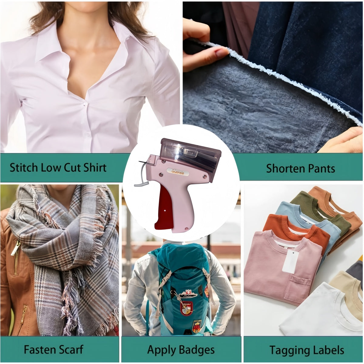 Renvoda™ Quick Clothing Fixer – Tag Attacher Gun